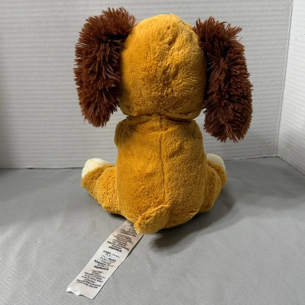 Disney Parks Babies Lady Dog Plush Pink Blanket Pouch From Lady and The Tramp